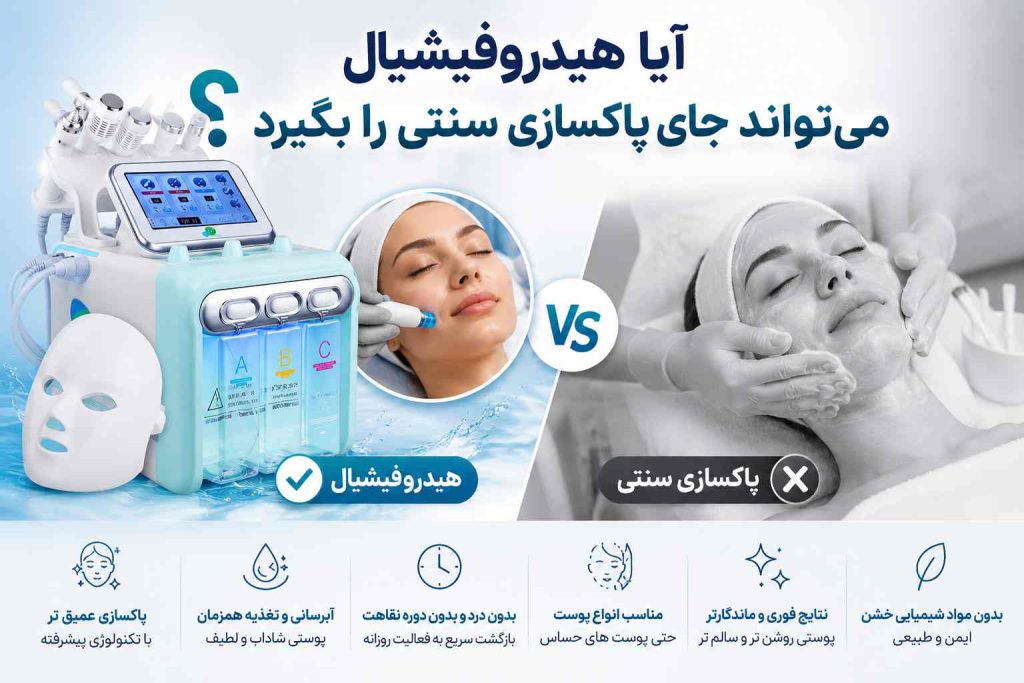 آیا هیدروفیشیال می‌تواند جای پاکسازی سنتی را بگیرد؟